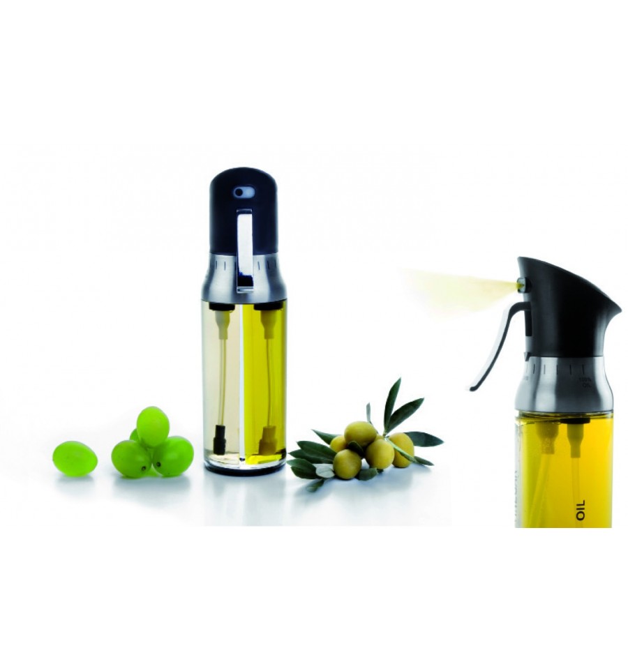 Aceitera con capacidad de 500 ml para aceite de oliva fabricada en acero  inoxidable Ibili