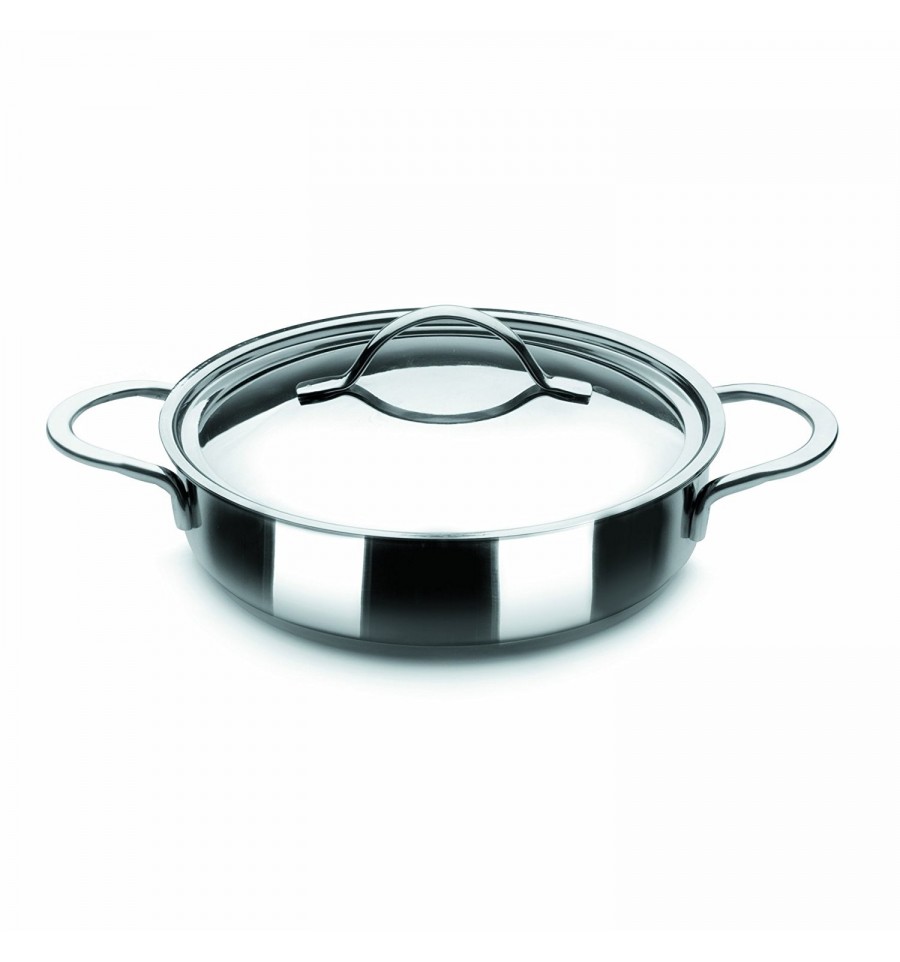 Lacor-72620-PROFESIONAL  ROUND DISH WITH LID 20 CM. 