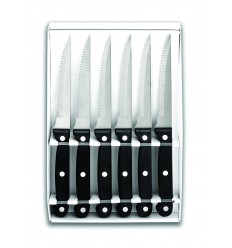 Set 6 cuchillos chuleteros micro dentad de Lacor