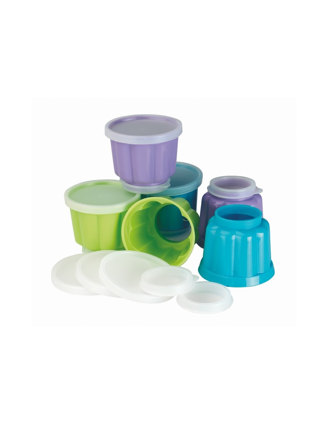 Enfermedad Hacer deporte menta ▷ Set 6 Moldes Gelatina de Ibili ®