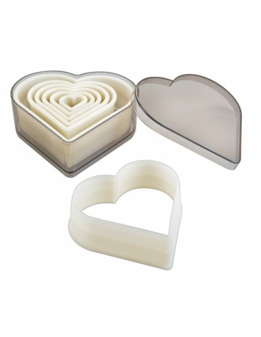 Corta Masas Corazon Liso (7 PC) de Ibili