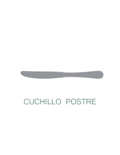 Cuchillo postre hotel de Lacor