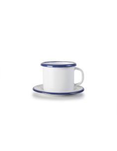 Taza y Platillo Blanca de Ibili