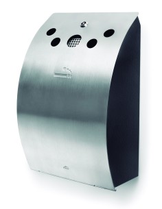 Cenicero pared INOX de Lacor