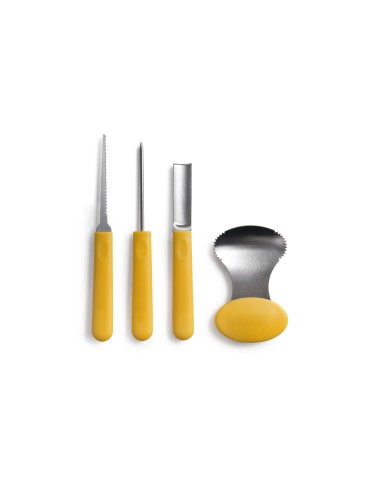 Set 4 utensilios para decorar calabazas de Ibili