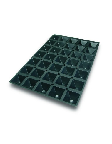 Molde silicona 60x40 cm pir?mide 65x65x35 mm de lacor