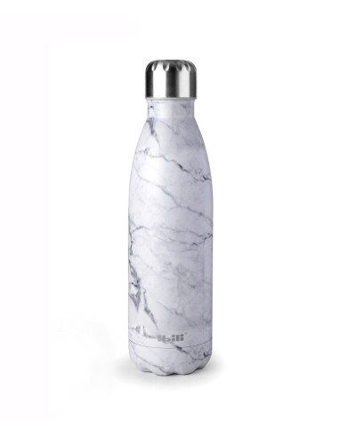 Botella termo doble pared marble de Ibili