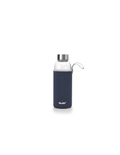 Botella borosilicato neoprene dark blue de Ibili