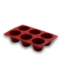 Molde silicona flanero 6 cavidades  de Lacor