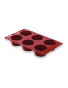 Molde silicona muffin 6 cavidades de Lacor