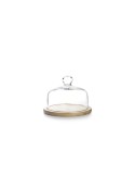 Base de madera con tapa de cristal de Ibili
