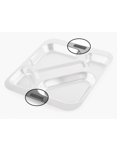 Set de 2 asas de silicona para bandeja autoservicio Lacor