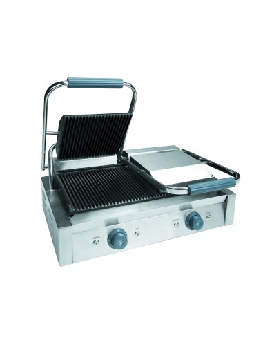 Plancha doble grill acanalada 4.4 kw. de lacor