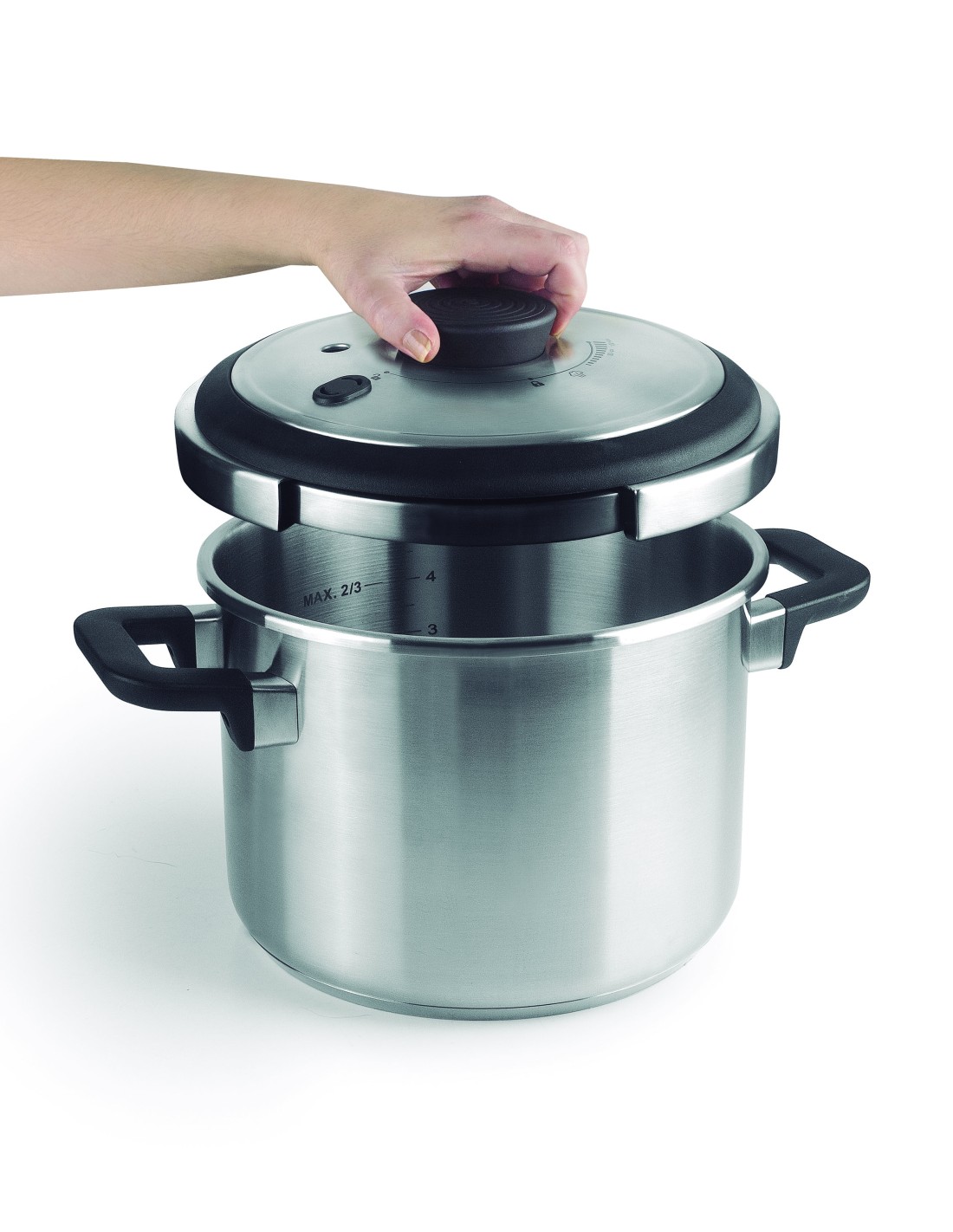 OLLA PRESIÓN INOX LACOR 12 L.