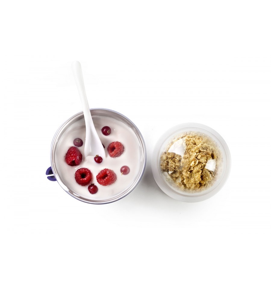 ▷ Vaso doble pared portayogur-cereales de Ibili ®