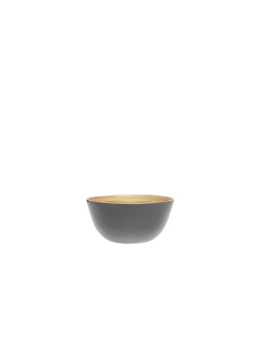 Bowl bamboo natural gris mate de Ibili