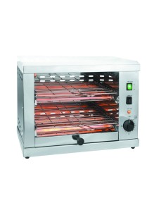 Tostador el?ctrico horizontal parrilla doble 3000w de lacor