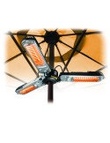 Calentador eléctrico 3 brazos abatibles 2000w de Lacor