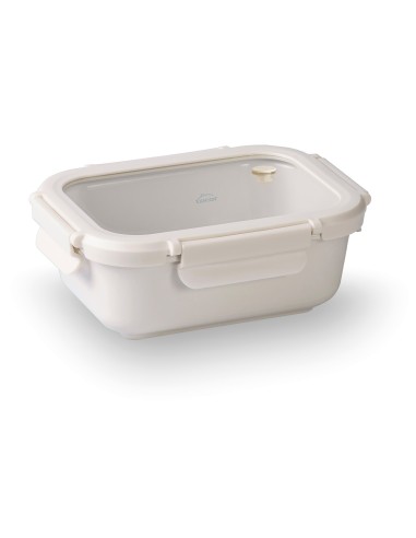 Recipiente rectangular ceram cream de Lacor