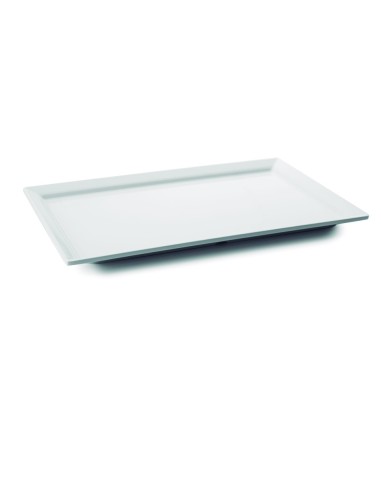 Bandeja rectangular White melamina serie Classic de Lacor