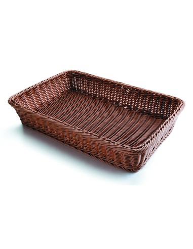 Cesta de pan rectangular marrón de Lacor